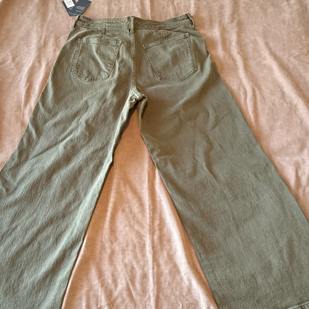 Universal Thread High Rise Wide Leg Jeans Olive Green NWT Size 14 - Picture 6 of 6